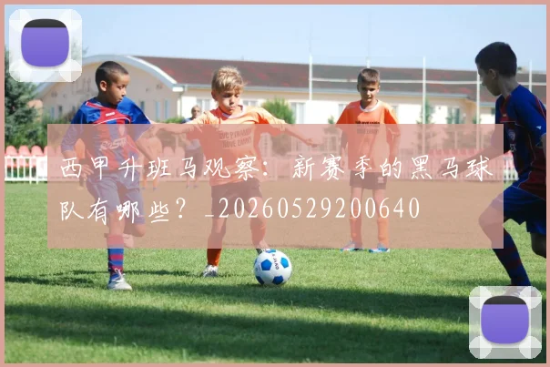 西甲升班马观察：新赛季的黑马球队有哪些？_20260529200640